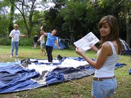 A decisão do acampamento