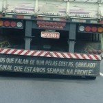 Frases de para-choque de caminhão