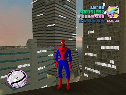 Homem aranha no GTA Vice City Spiderman no GTA Vice City