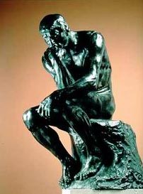 O Pensador de Rodin Escultura de Rodin