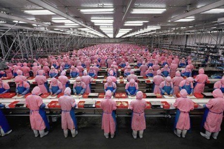 Trabalho duro dos chineses! Controle dos produtos chineses