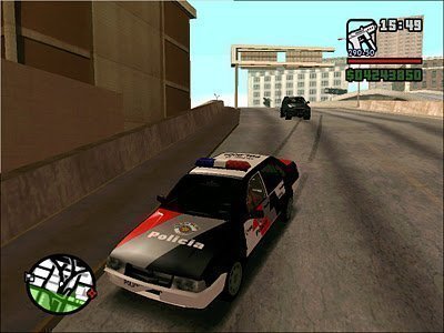 Santana da PM de SP em GTA
