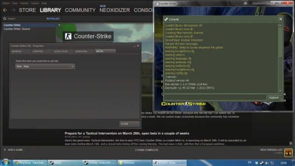 Problemas com o jogo Counter Strike