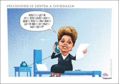 Língua do P usada para textos