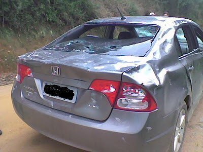 Pára choques do Honda Civic sem marretadas