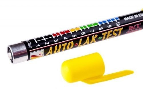 Teste para saber se a pintura do carro ainda é original
