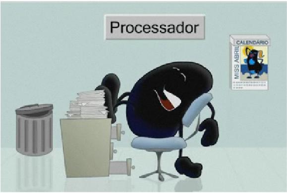 Explicação do funcionamento do processador pela saga