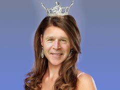 Foto montagem com o ex presidente dos EUA Bush