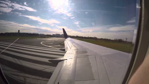 Viajando de avião pela primeira vez