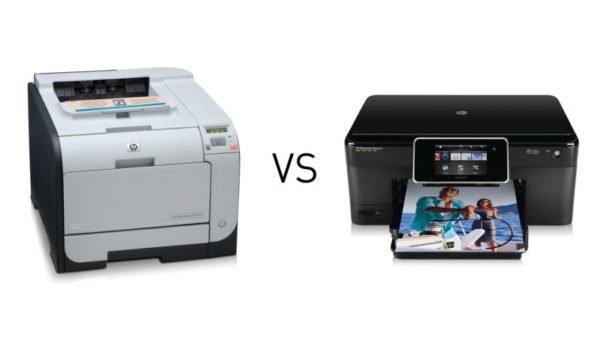 Diferenças entre laser e inkjet