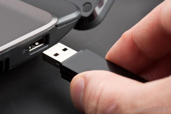 Transferindo arquivos para pen drive