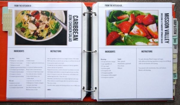 Caderno de receitas