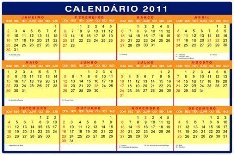 Feriados de 2011
