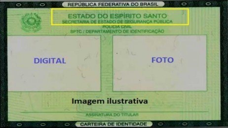 Encontrando o órgão expedidor da sua identidade