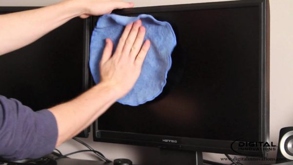 Limpeza de monitores