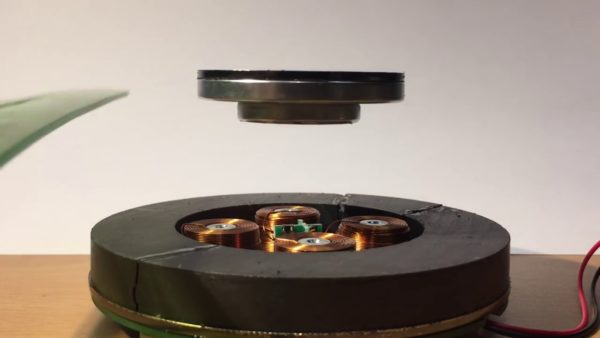 Levitação eletromagnética em uso